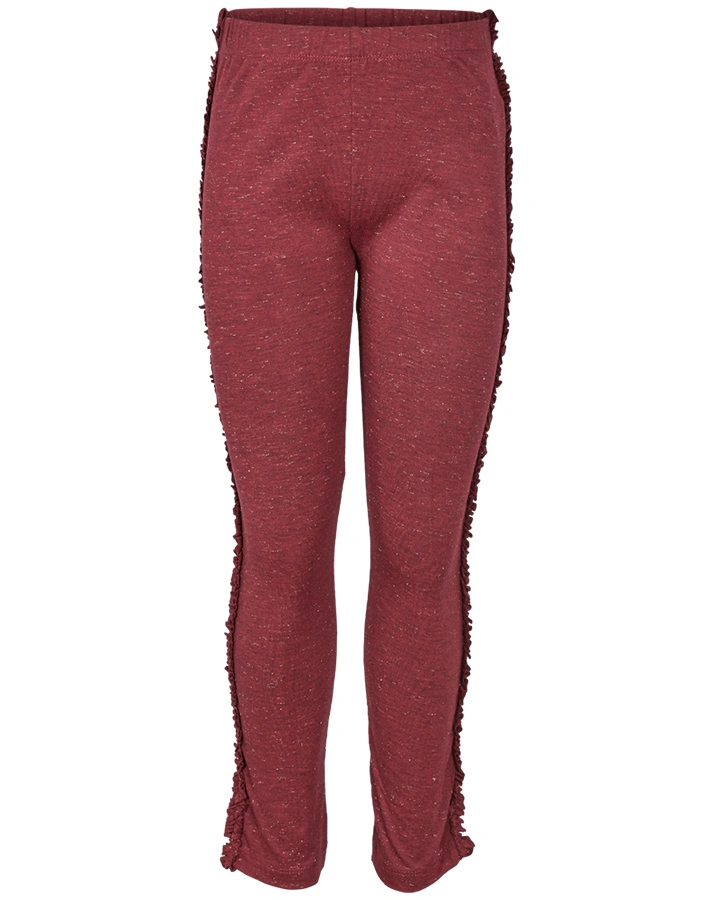 Leggings ROANA mit Rüschen in beere