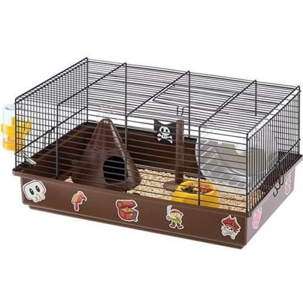 Cage criceti 9 ludique pour hamsters - theme pirates