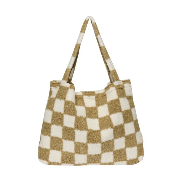 Studio Noos Teddy Mom Bag - Toast Checked