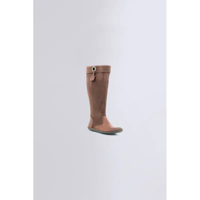 HOHIGH MARRON FONCE BOTTES Cuir Femme