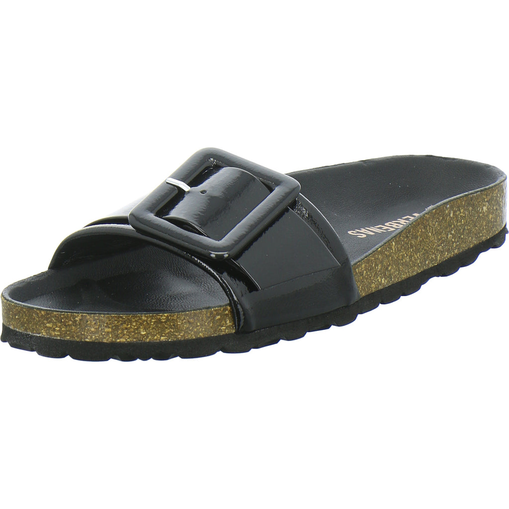 Verbenas Pantoletten Damen Schwarz