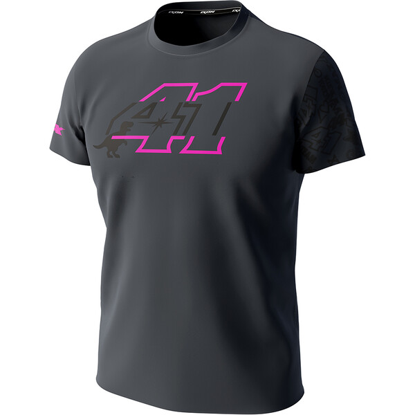 Ixon - T-shirt enfant Aleix Espargaro 23 Anthracite / Rose
