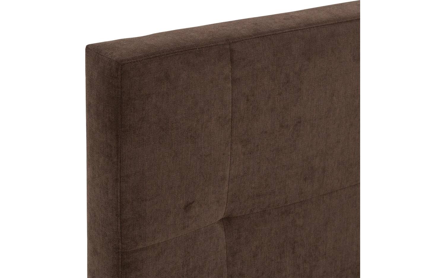Goossens Boxspring Rud - bruin - 140 x 211 cm cm