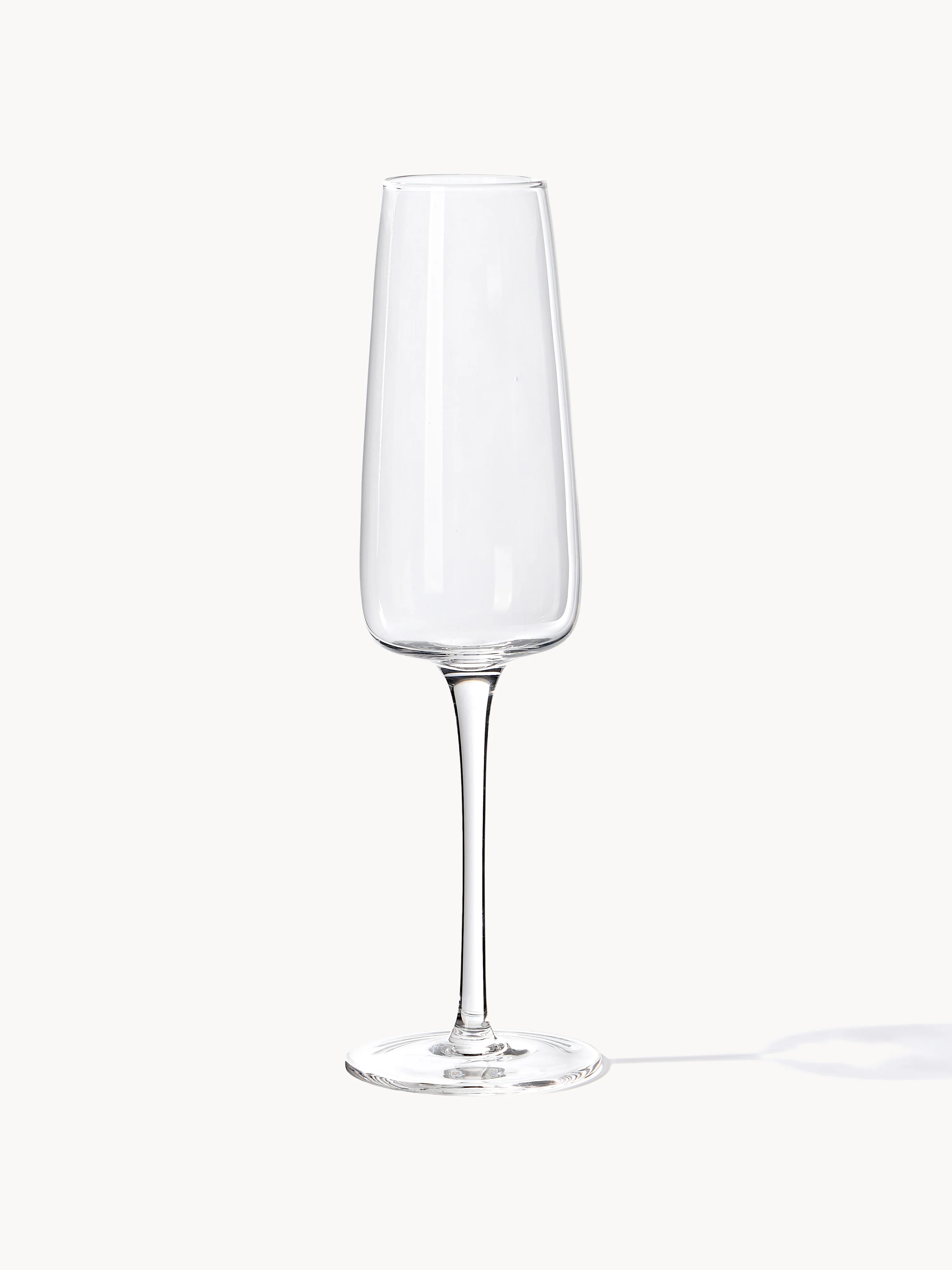 Mondgeblazen champagneglazen Ellery, 4-delig
