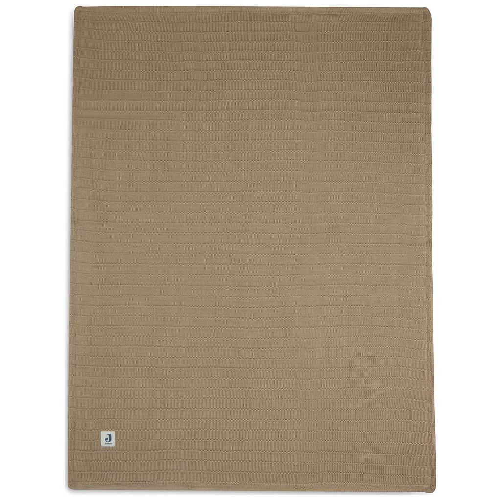 JolleinJollein   Decke Velvet GOTS pure knit biscuit 100x150 cm