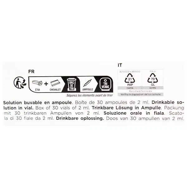 Granions Oligo Manganês 2mg 30 ampolas