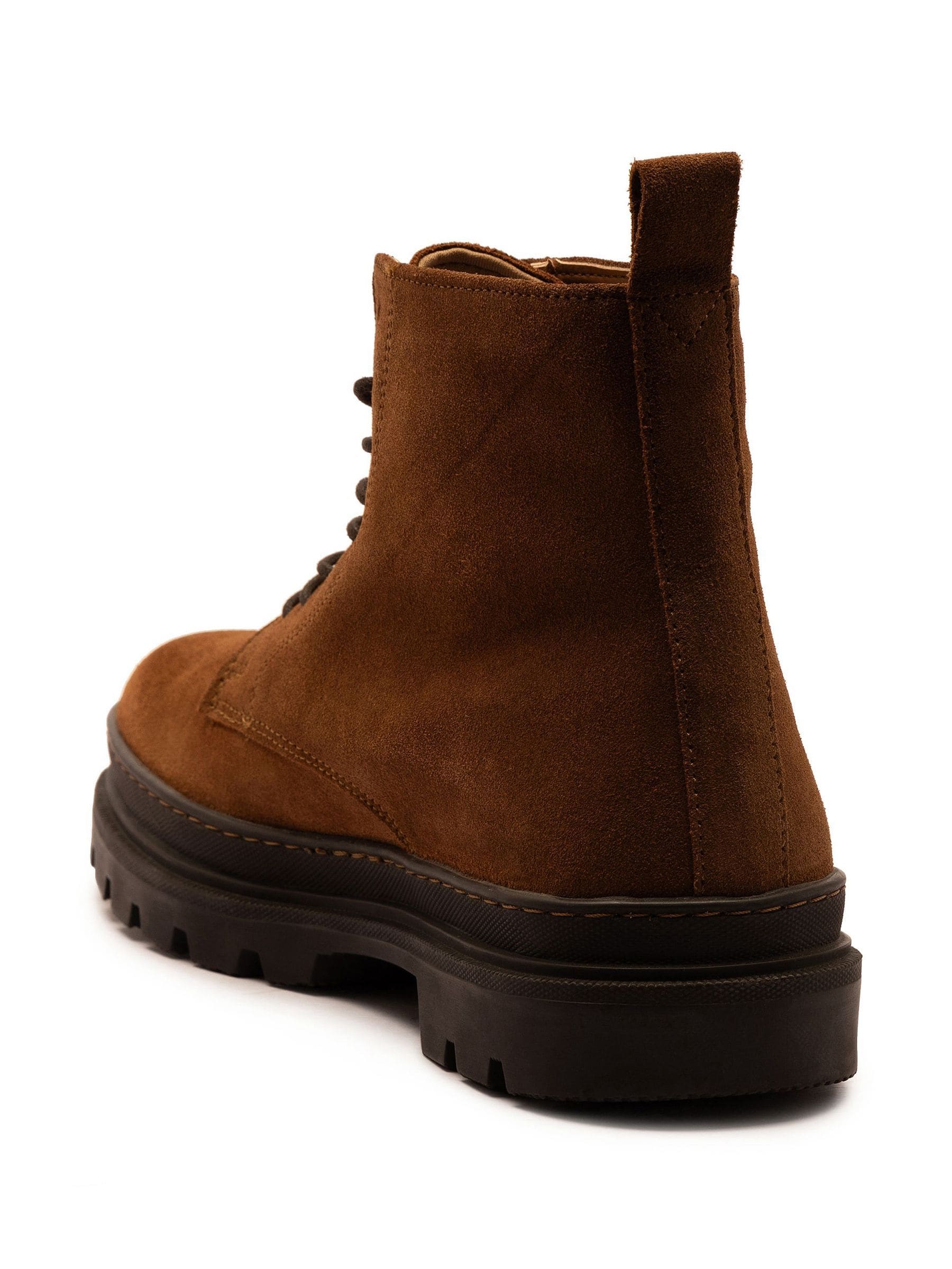 Off The Hook Blake Suede Leather Lace-Up Boots