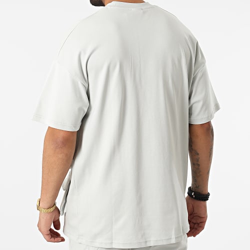 Ensemble Tee Shirt Oversize Short Jogging Y205UST Gris