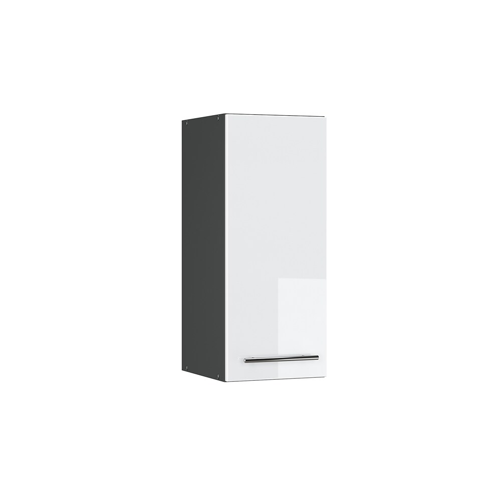 VICCO Hängeschrank 30 cm Weiß Hochglanz Küchenschrank Oberschrank Küchenzeile Fame-Line