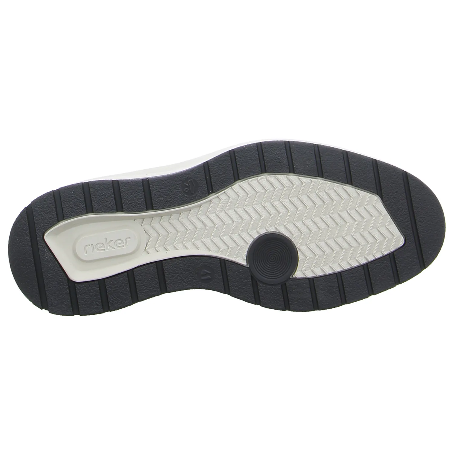 RIEKER Halbschuh-City Schwarz Leder