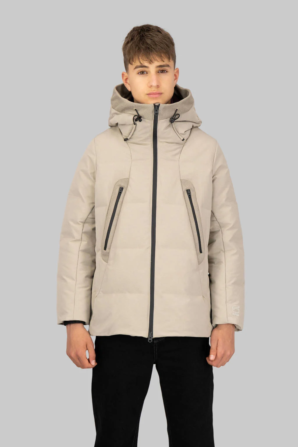G-STAR gewatteerde jas beige