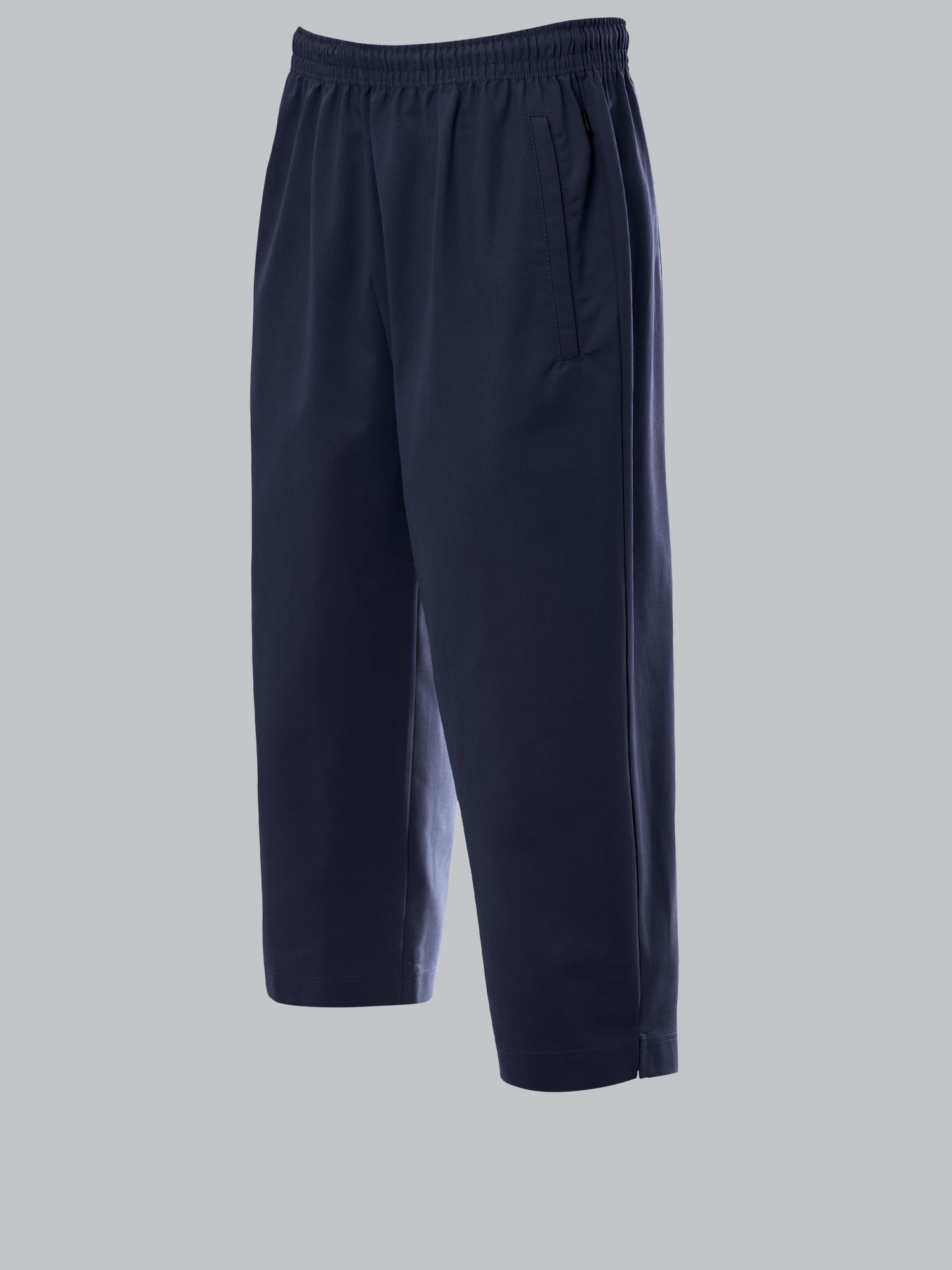 3/4 Freizeithose aus Baumwolle Navy