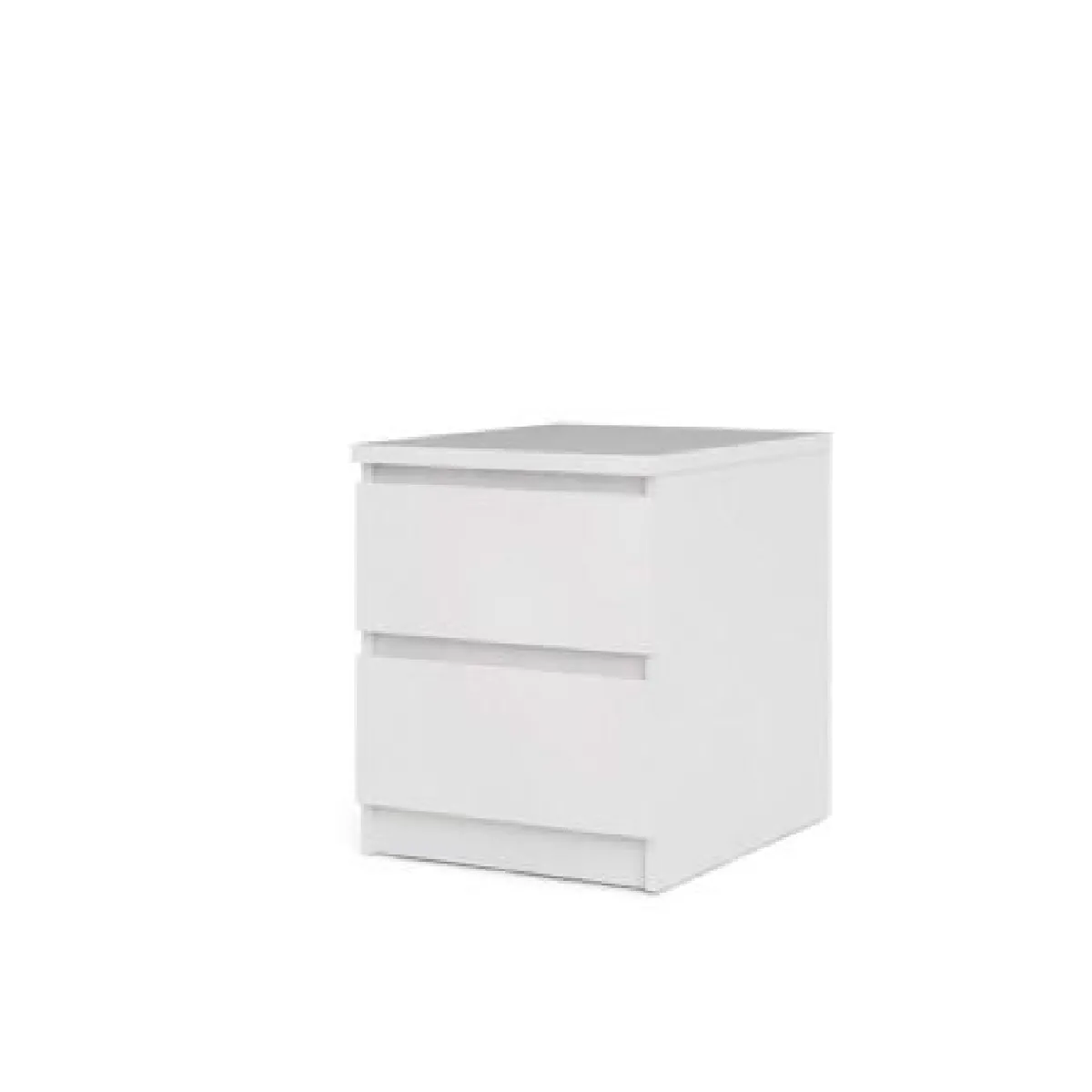 Alter Table de chevet - Blanc brillant