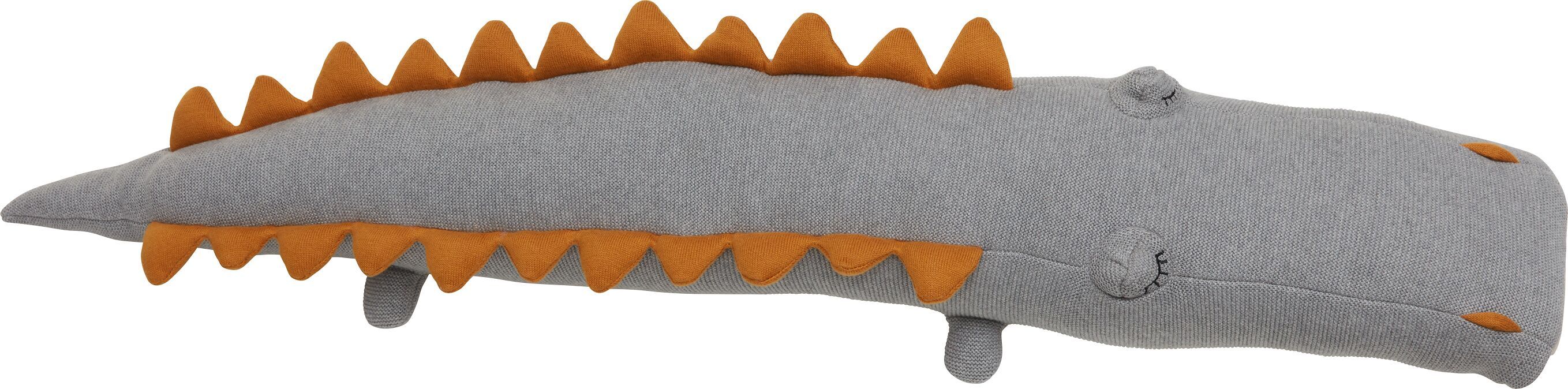 FUCHUR Stofftier - Grau / B: 100.0 cm x H: 15.0 cm