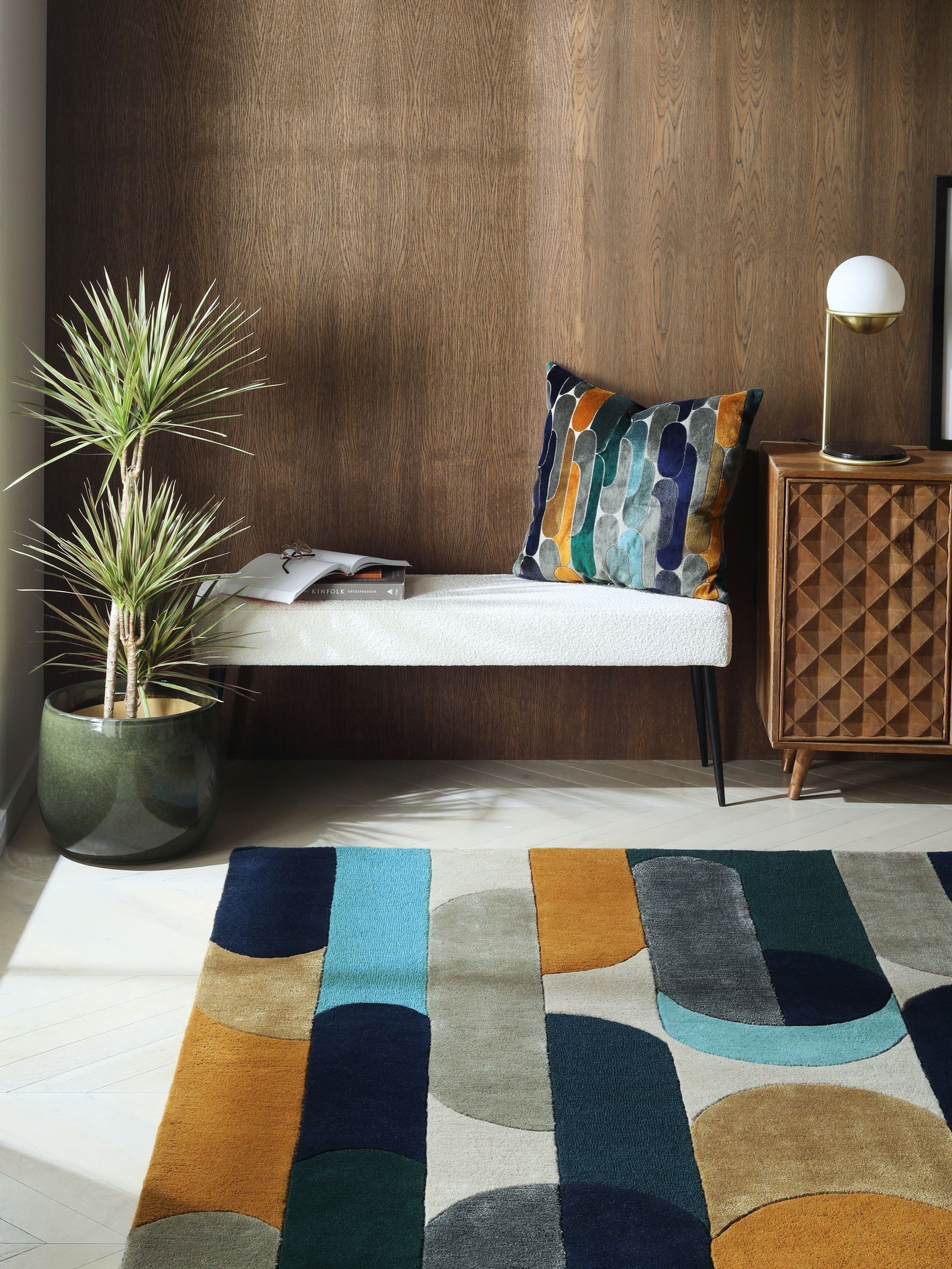 Retro Shapes Tapijt