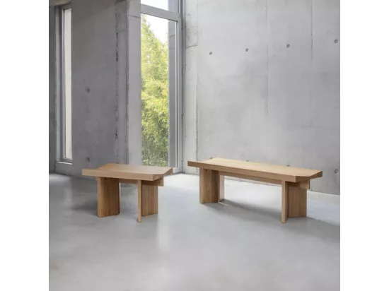 HABITAT - Banc en chêne - 70 cm - Design by Anthony Guerrée - Archie