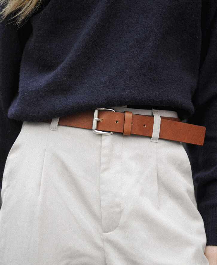 BOSSWIK D10214/35 Belt, Cognac 094