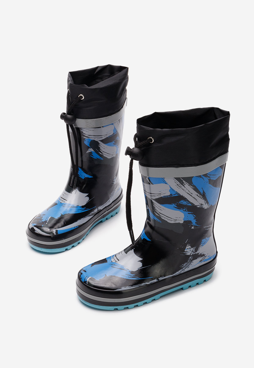 Bottes en caoutchouc pour enfants noires Rosamunda V2