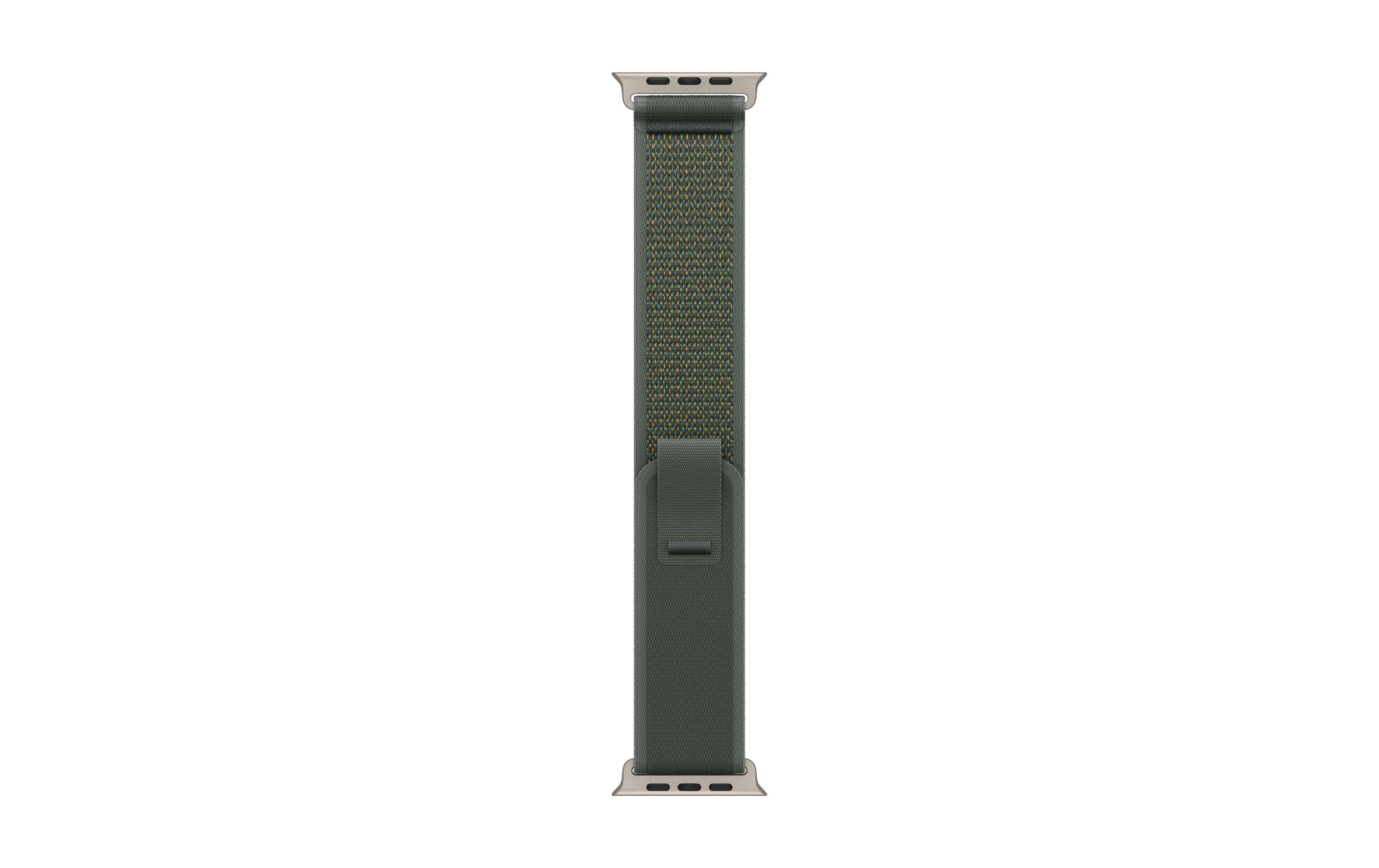 Trail Loop 49 mm Grün/Grau S/MDünnes Armband zu Apple Watch Ultra