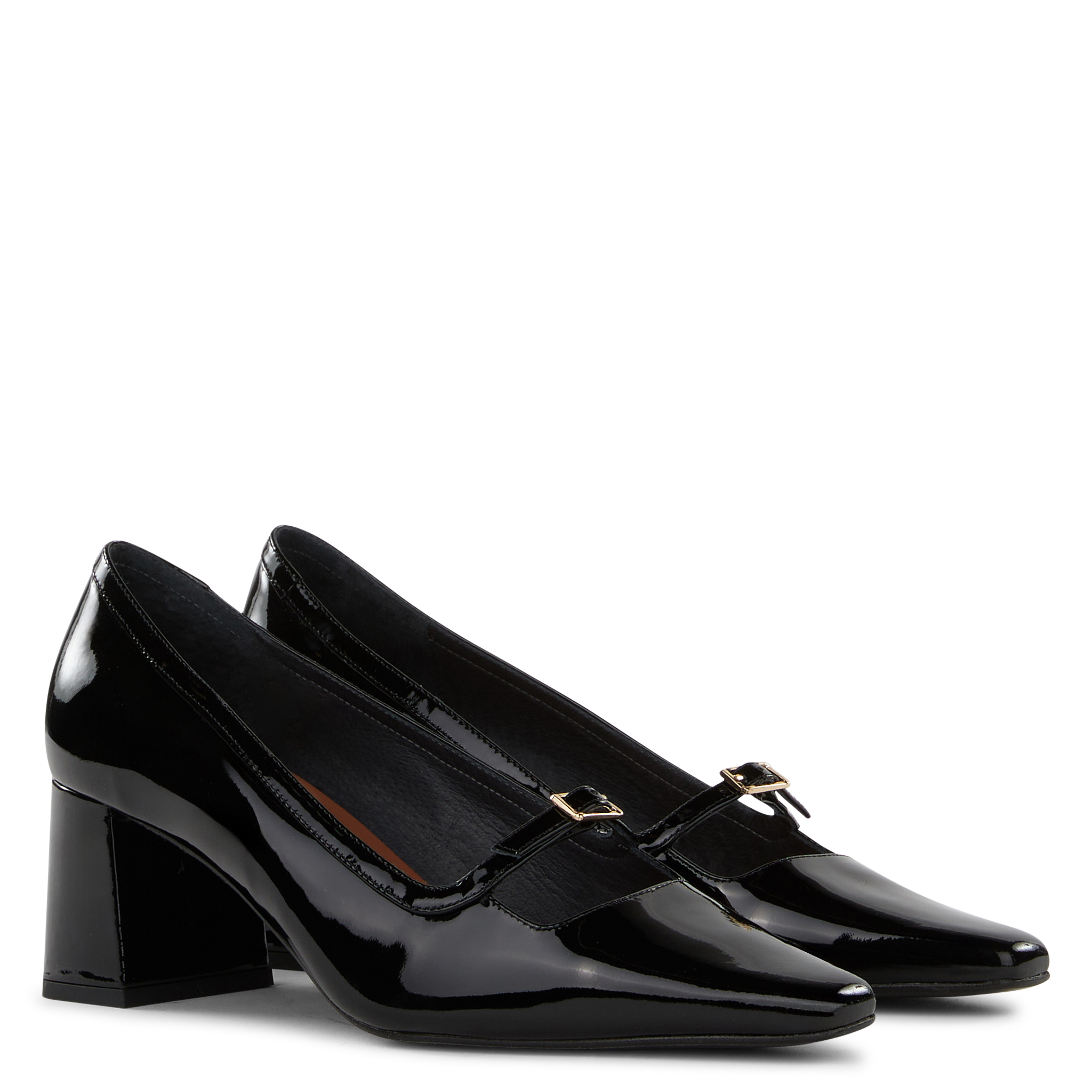 DIOLA - Escarpins en cuir vernis | Noir