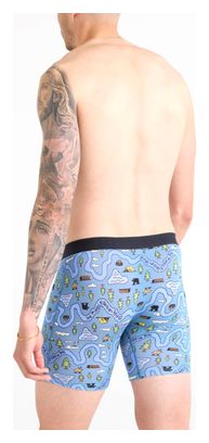 Boxer Saxx Vibe Xtra Fly Take The Trail Bleu Clair Homme
