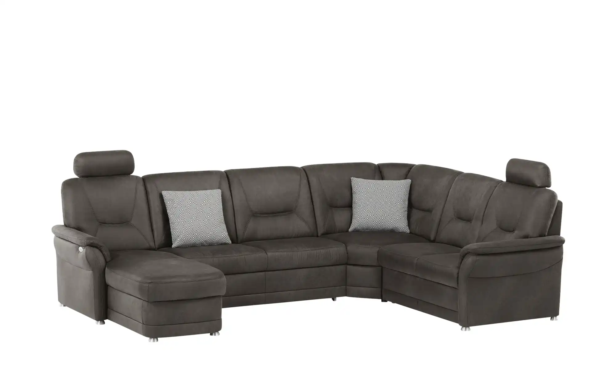 meinSofa Wohnlandschaft aus Mikrofaser Edda
