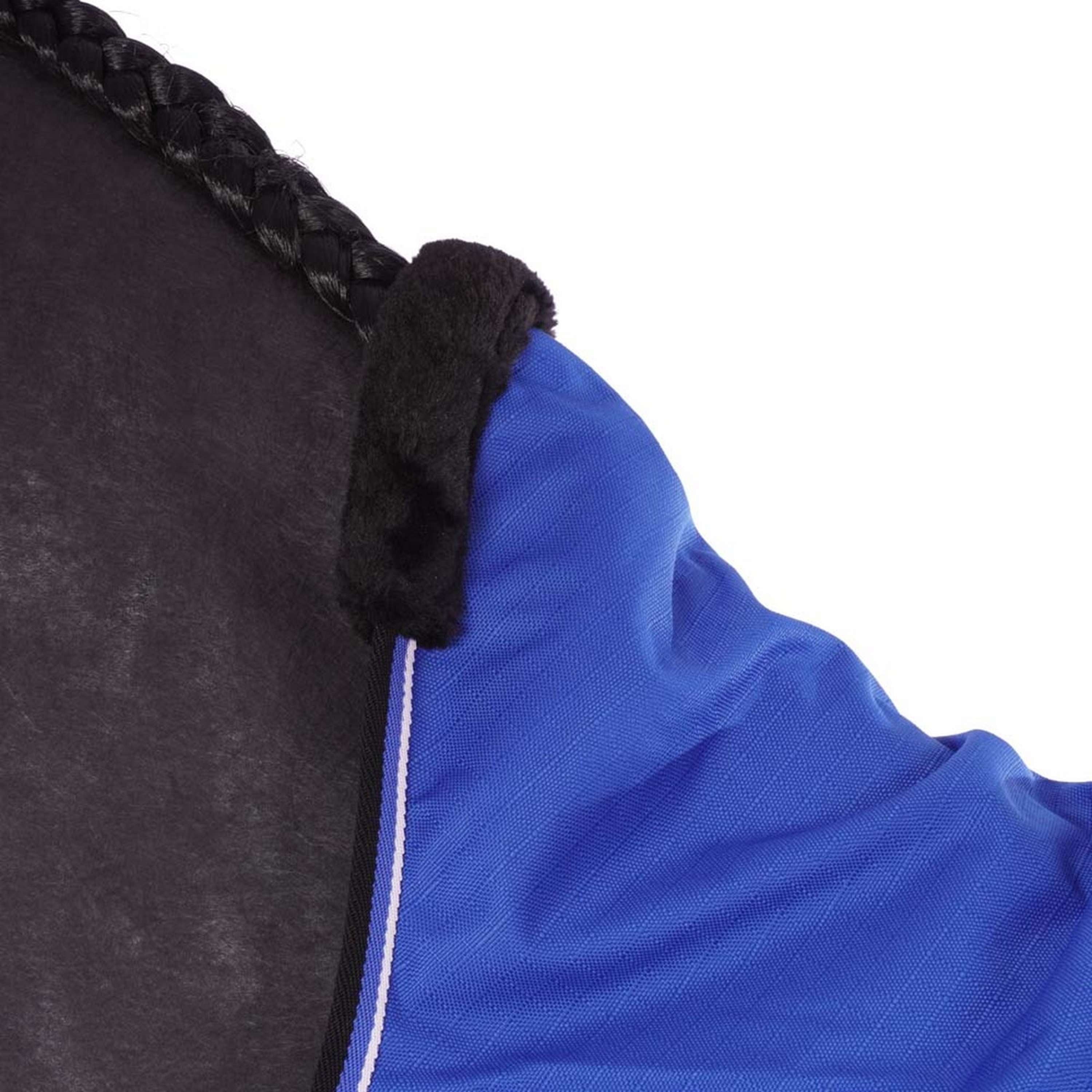 EQUITHÈME Outdoordeken Tyrex 1200D Aisance 300g met Halve Hals Blauw/Z