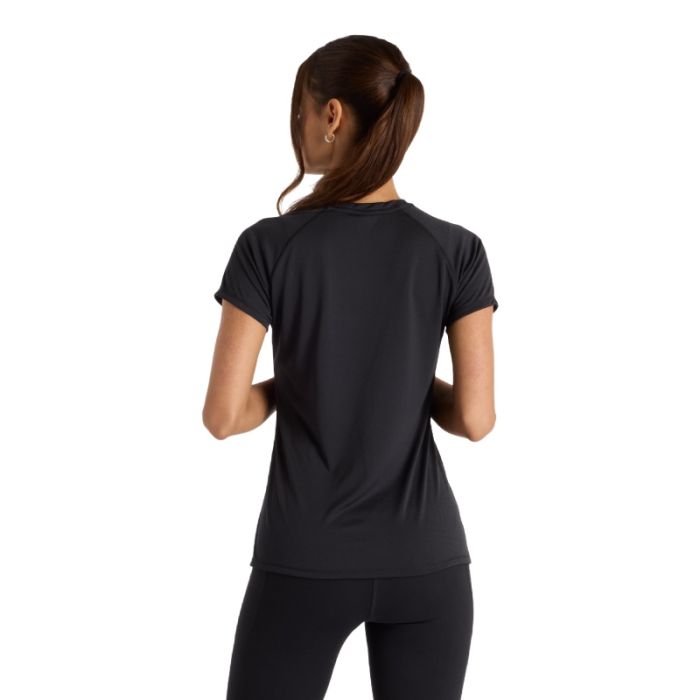 New Balance Dame T-shirts Jacquard Slim SS Tee Sort