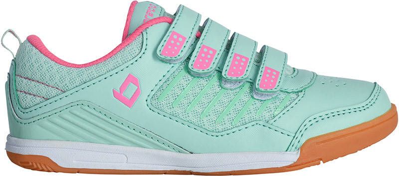 Brabo Velcro Indoor Hockeyschoenen Kinderen Light Green
