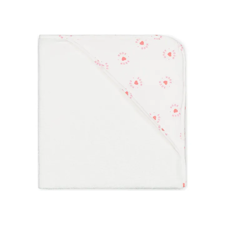 Rose in April Cape de bain Colette Boum Boum | Blanc