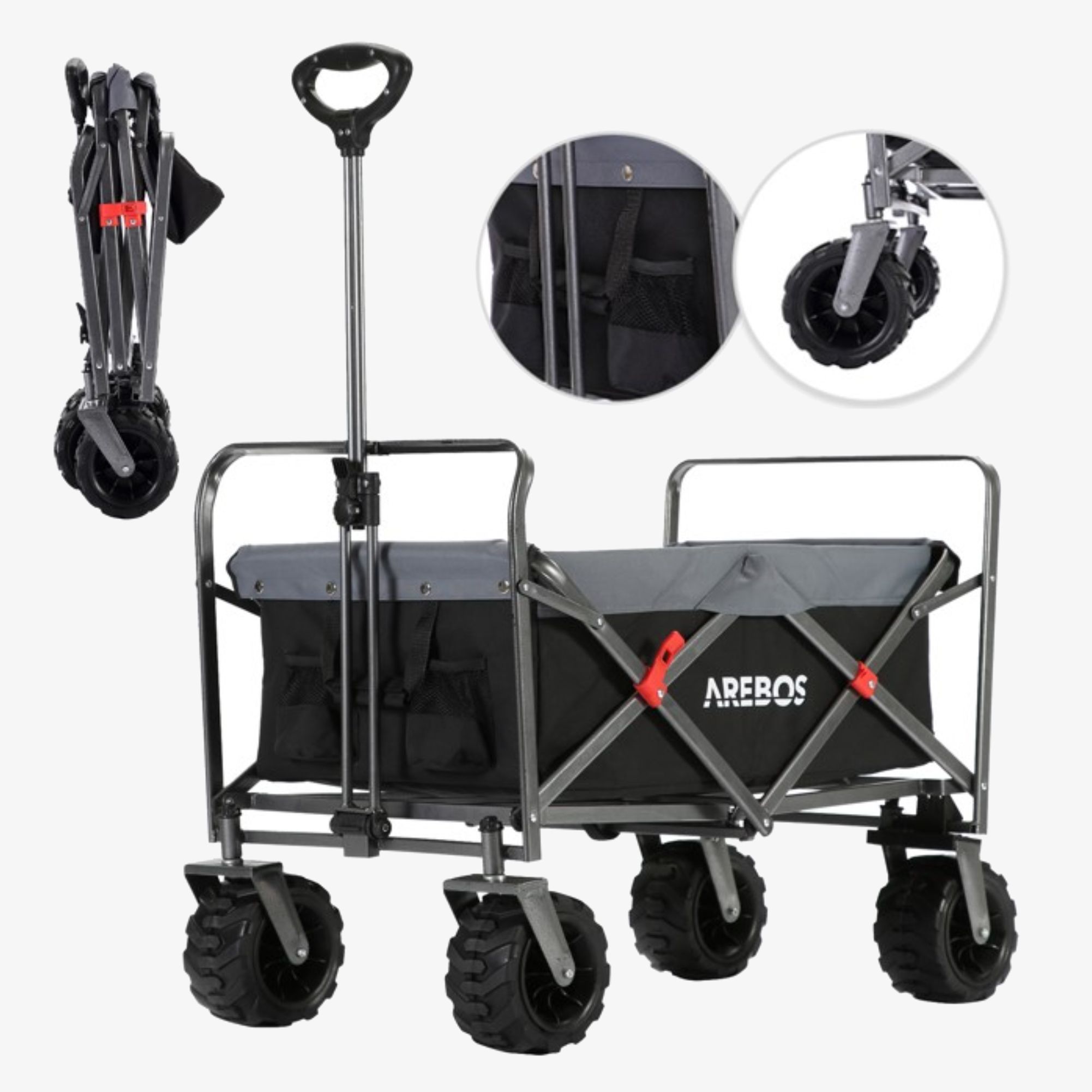 Bollerwagen mit Dach Luxus