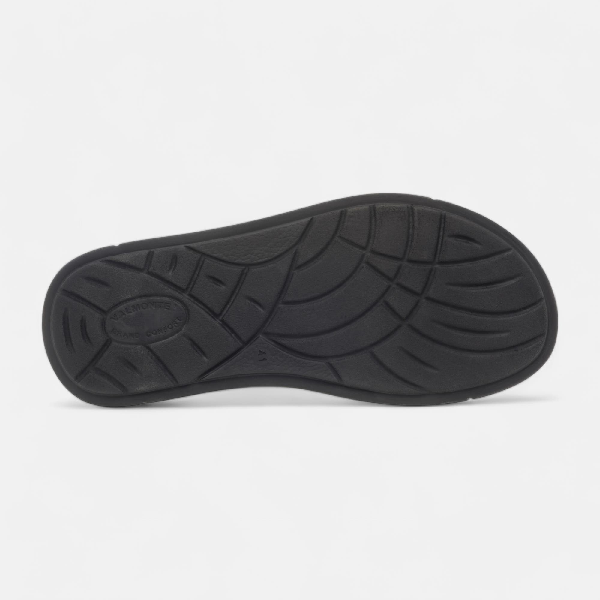 Nu-pieds confort Homme en cuir marron
