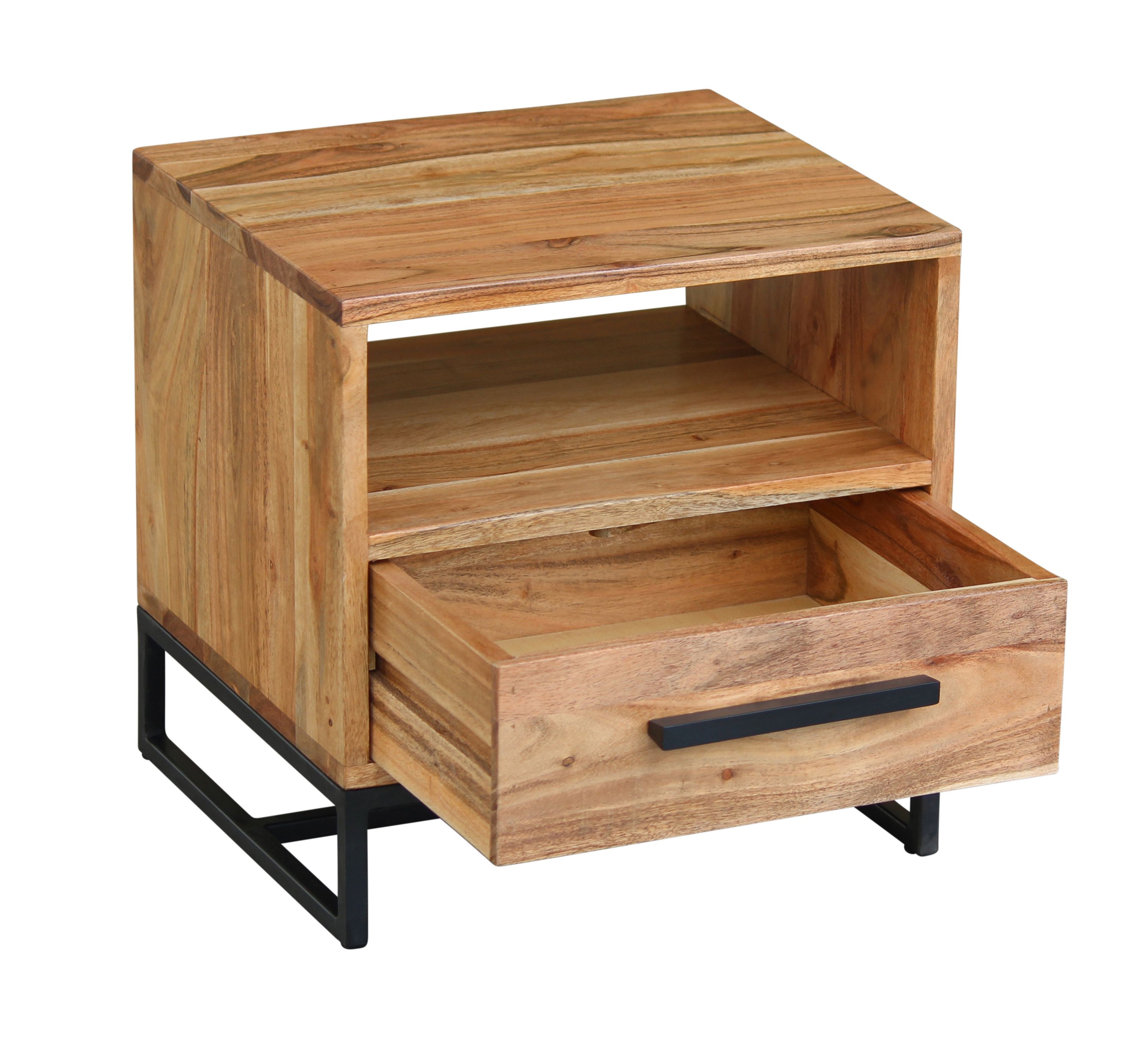 Nachttisch Holz HILLA 40 x 40 cm