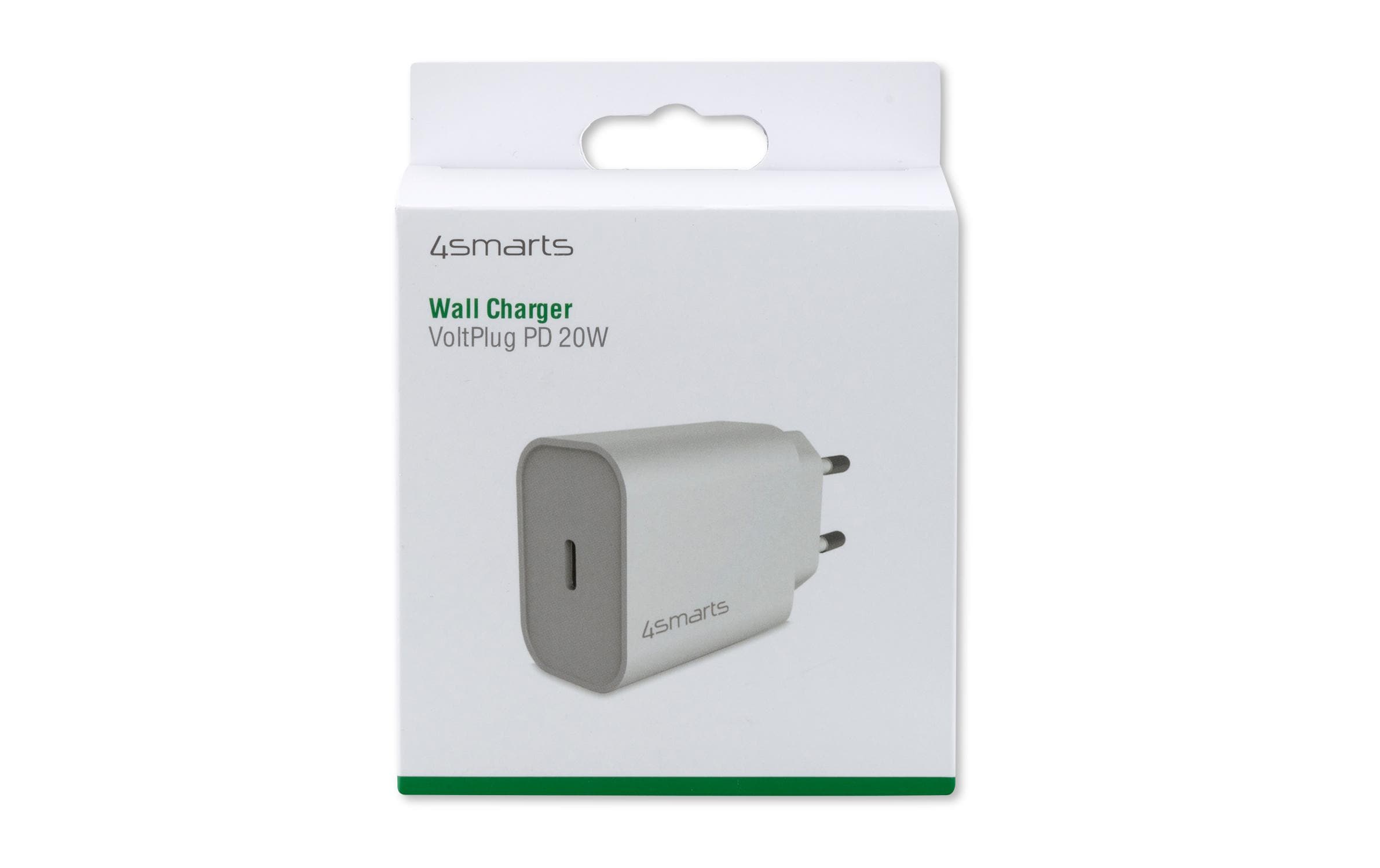 USB-Wandladegerät VoltPlug PD 20WKompakter USB-C-Ladeadapter mit PowerDelivery Technologie