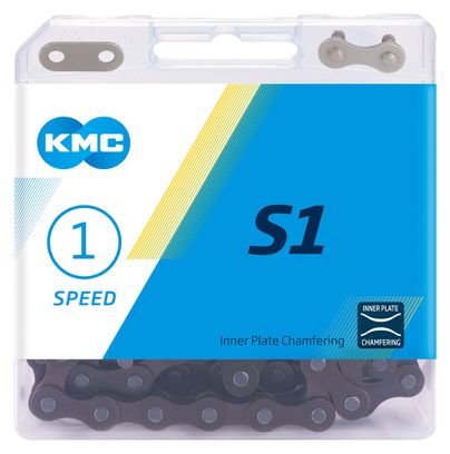 Chaîne KMC S1 Single Speed 1/8'' Marron 112 Maillons