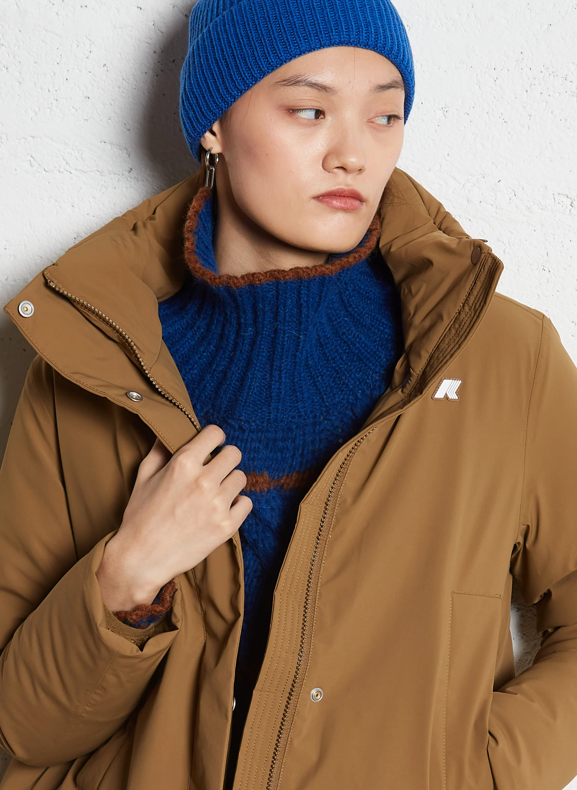 MARLETTE ST WARM - Doudoune droite | Marron