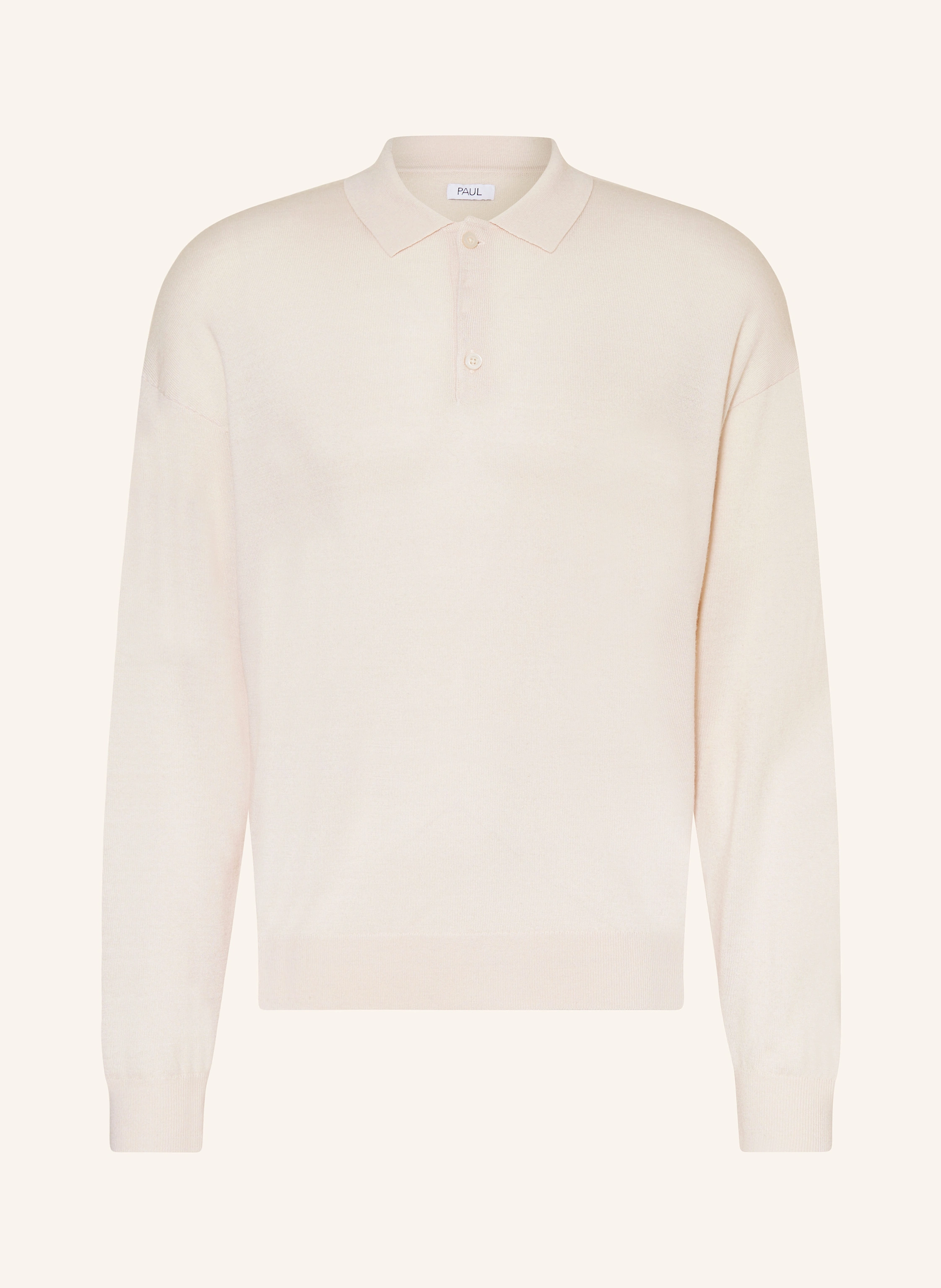 PAUL Strick-Poloshirt aus Merinowolle