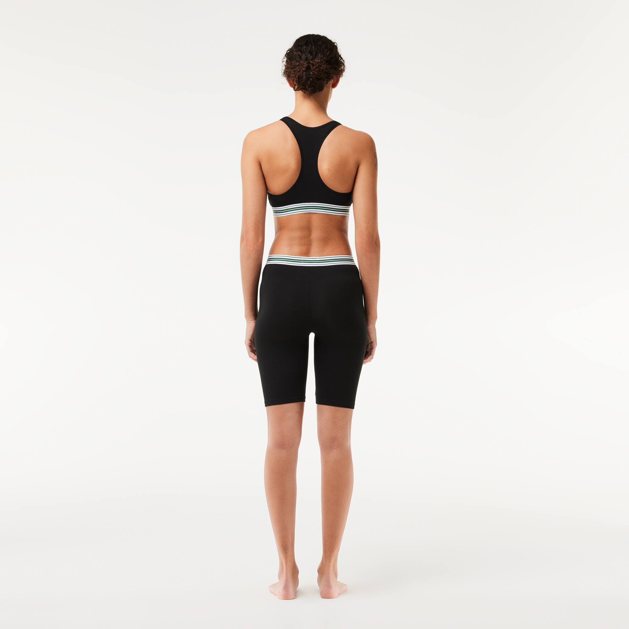 Lounge-Bikershorts Loungewear & Nachtwäsche - Schwarz - Lacoste - Damen