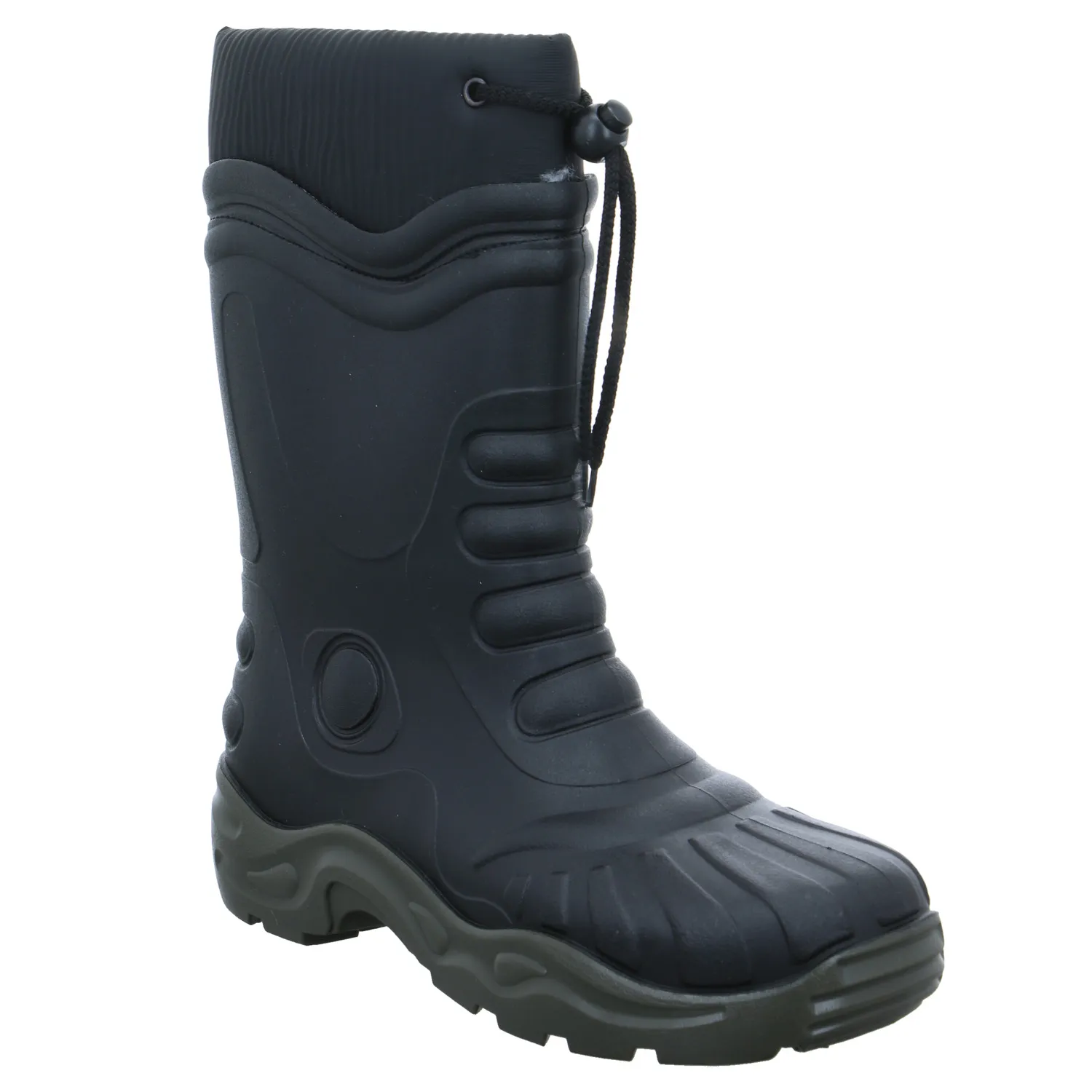 Gummistiefel Warmfutter Schwarz Synthetik