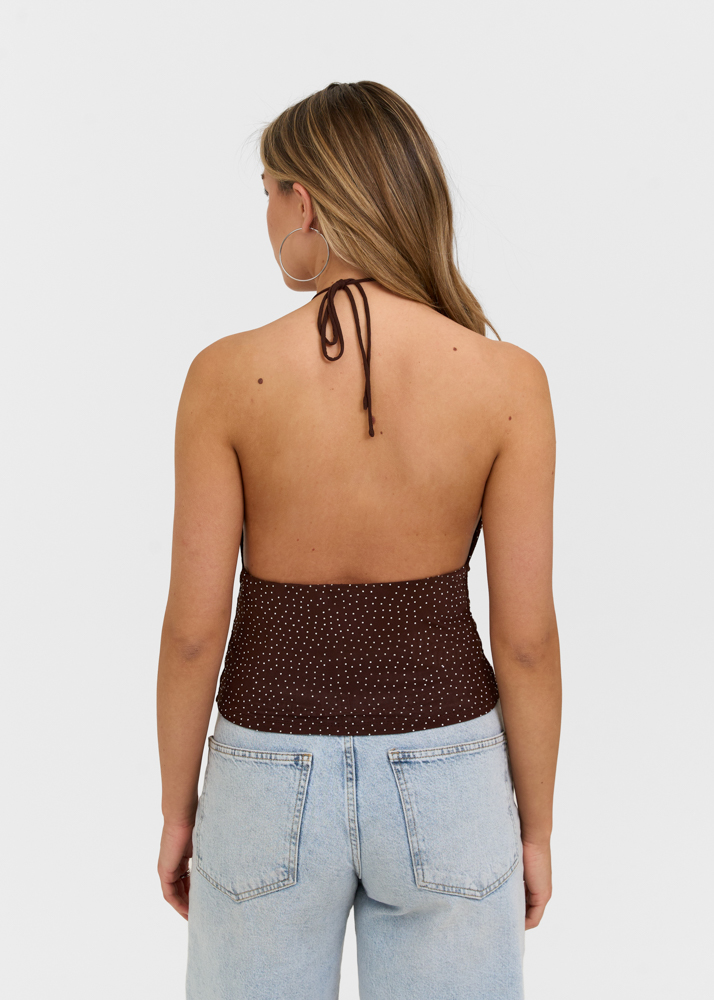 Lexi top choco bruin