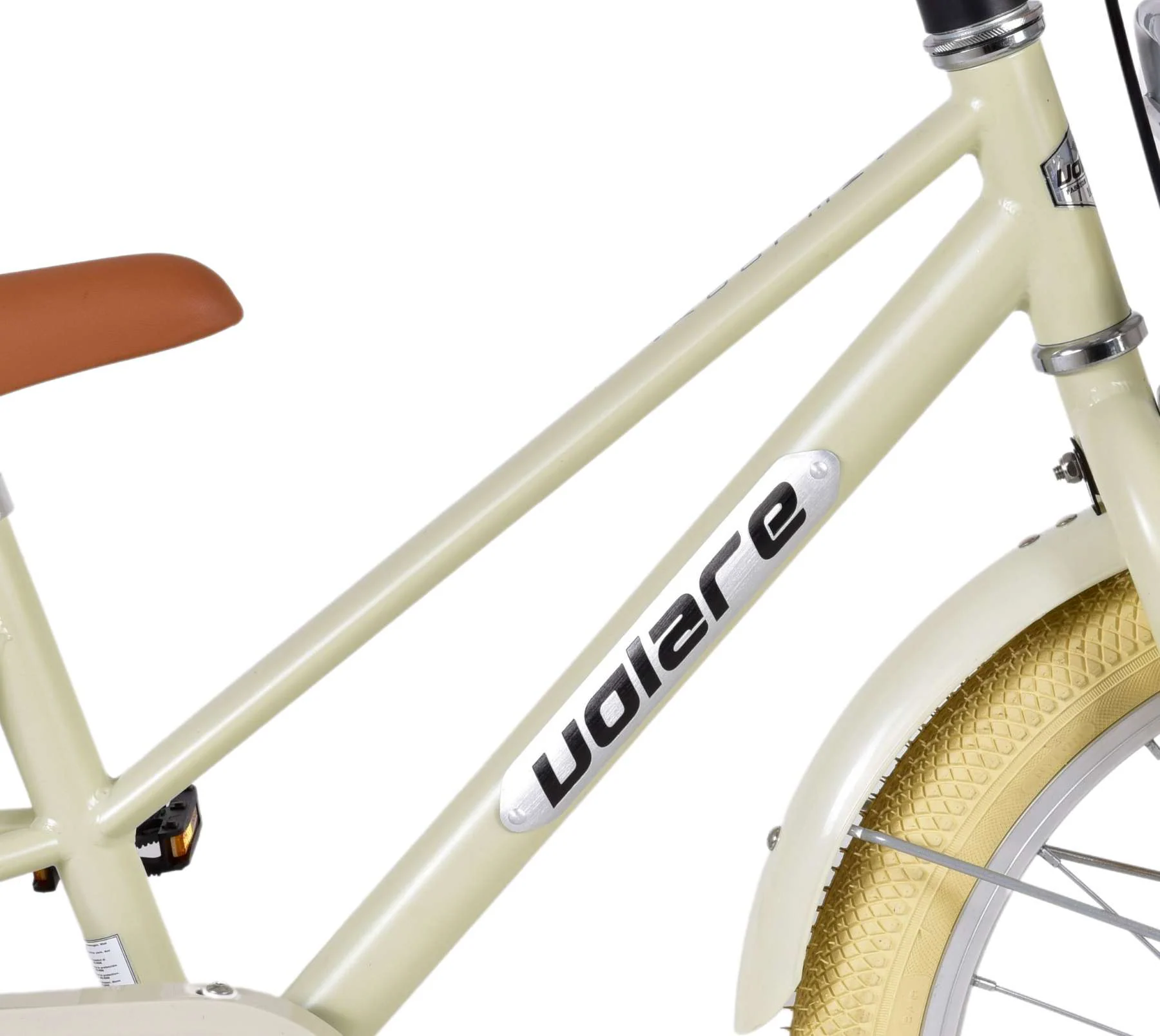 Kinderfahrrad Melody für Mädchen 18 Zoll Kinderrad in Sandfarben