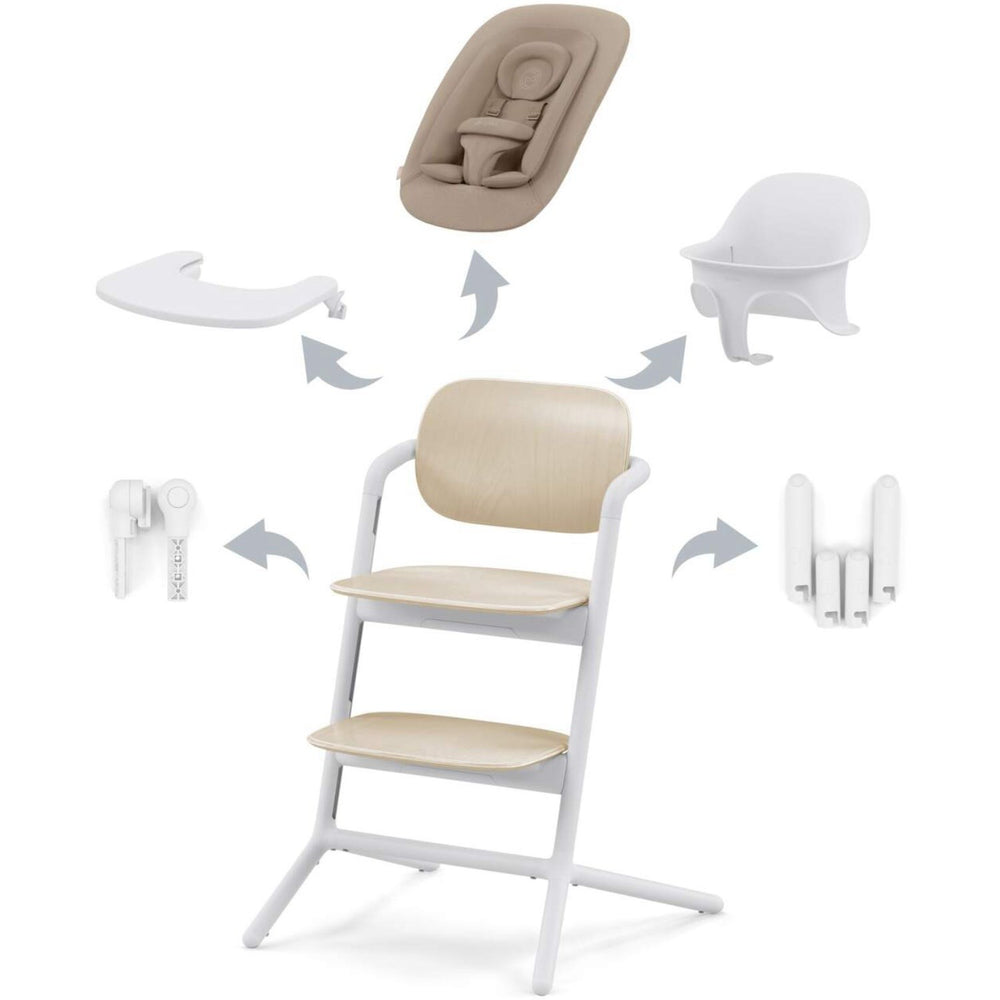 Køb Cybex Sand White LEMO 4i1 Sæt