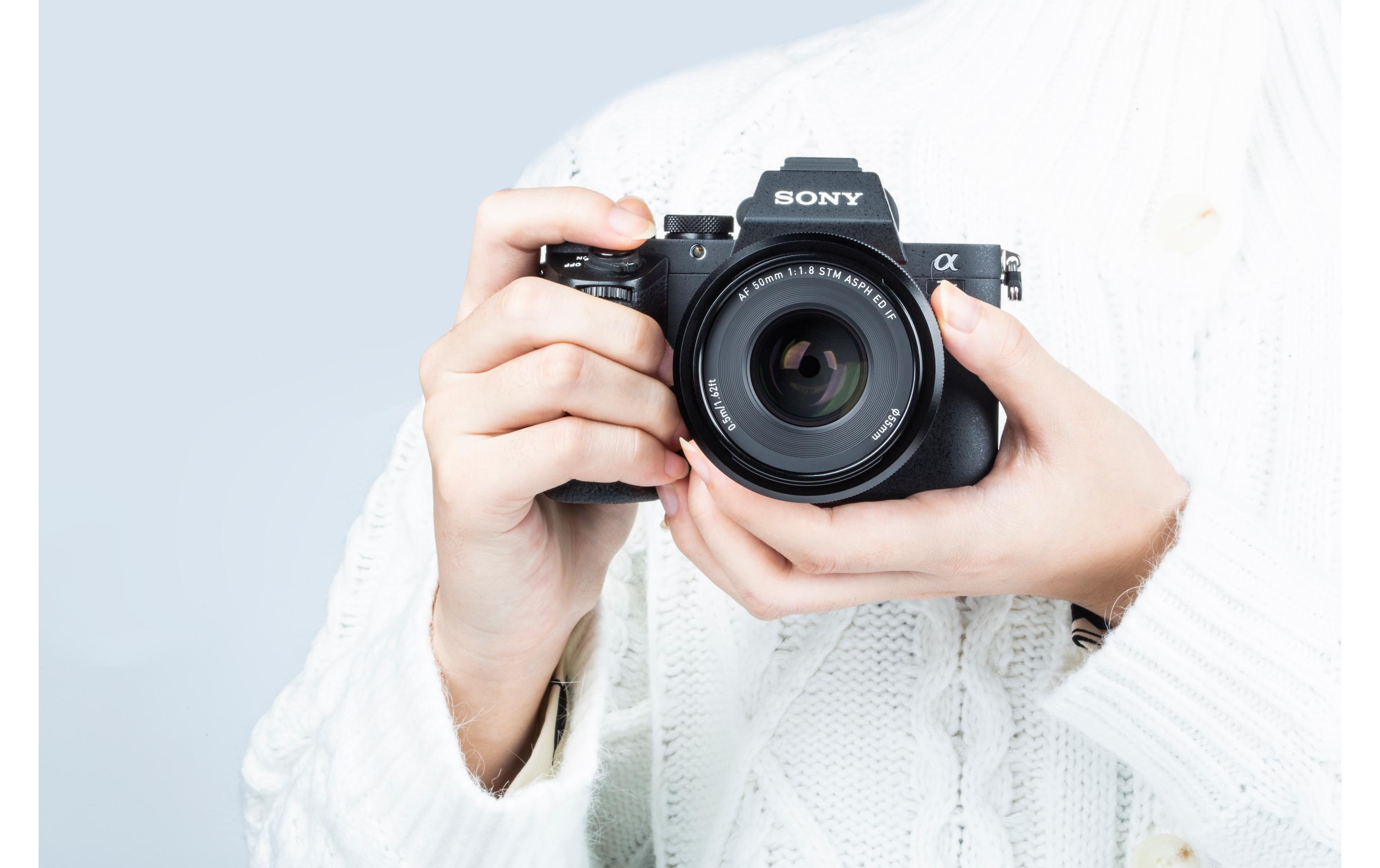 Festbrennweite AF 50/1.8 FE – Sony E-Mount<br>50 mm F1.8 FE Mount Auto-Fokus Vollformat-Objektiv für Sony E-Mount spiegellose Kameras
