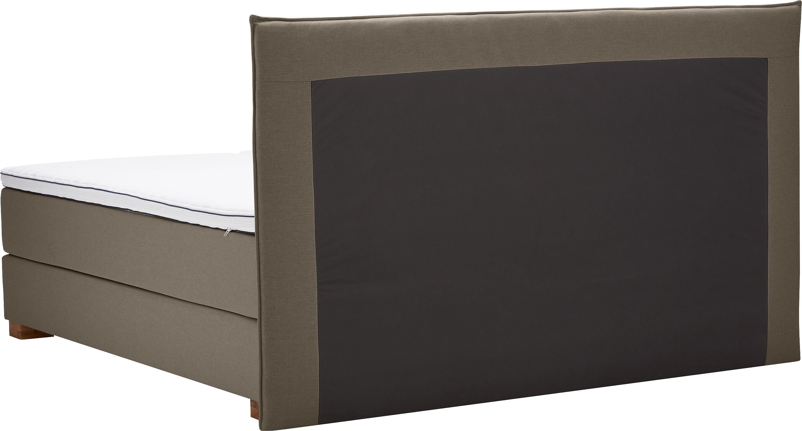 bico GOODNIGHT Boxspringbett - Hellgrau / B: 180.0 cm x T: 200.0 cm