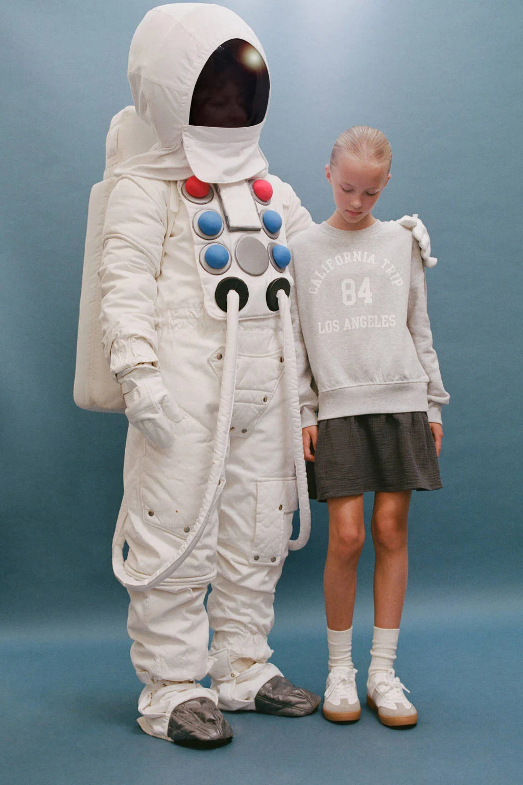 Mango Kids sweatjurk grijs