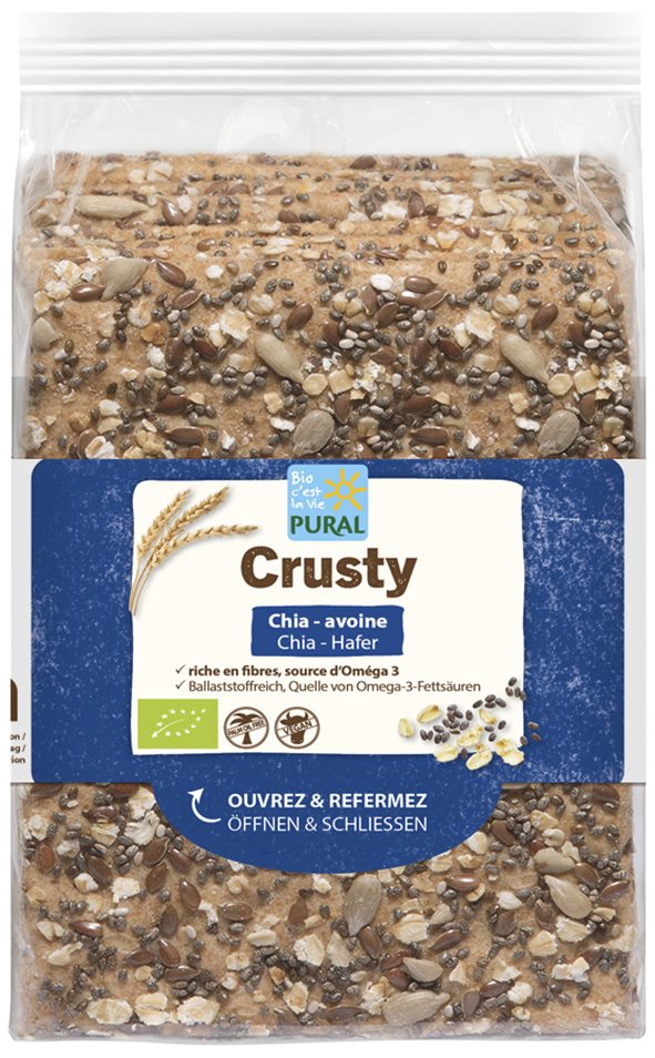 PURAL Crusty Weizen Chia<br>200 g