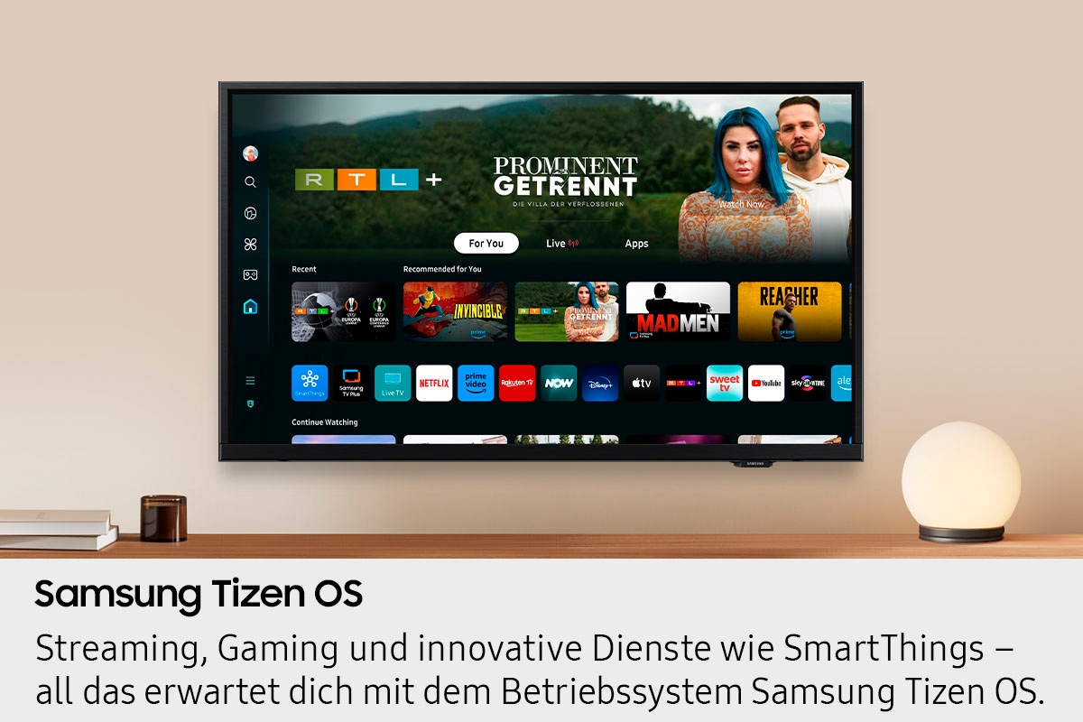 Samsung LED-Fernseher »GU32F6009FU« 80 cm/32 Full HD Smart-TV HDR, Q-Symphony, Dolby Surround Sound, Triple Tuner, Smart-Hub