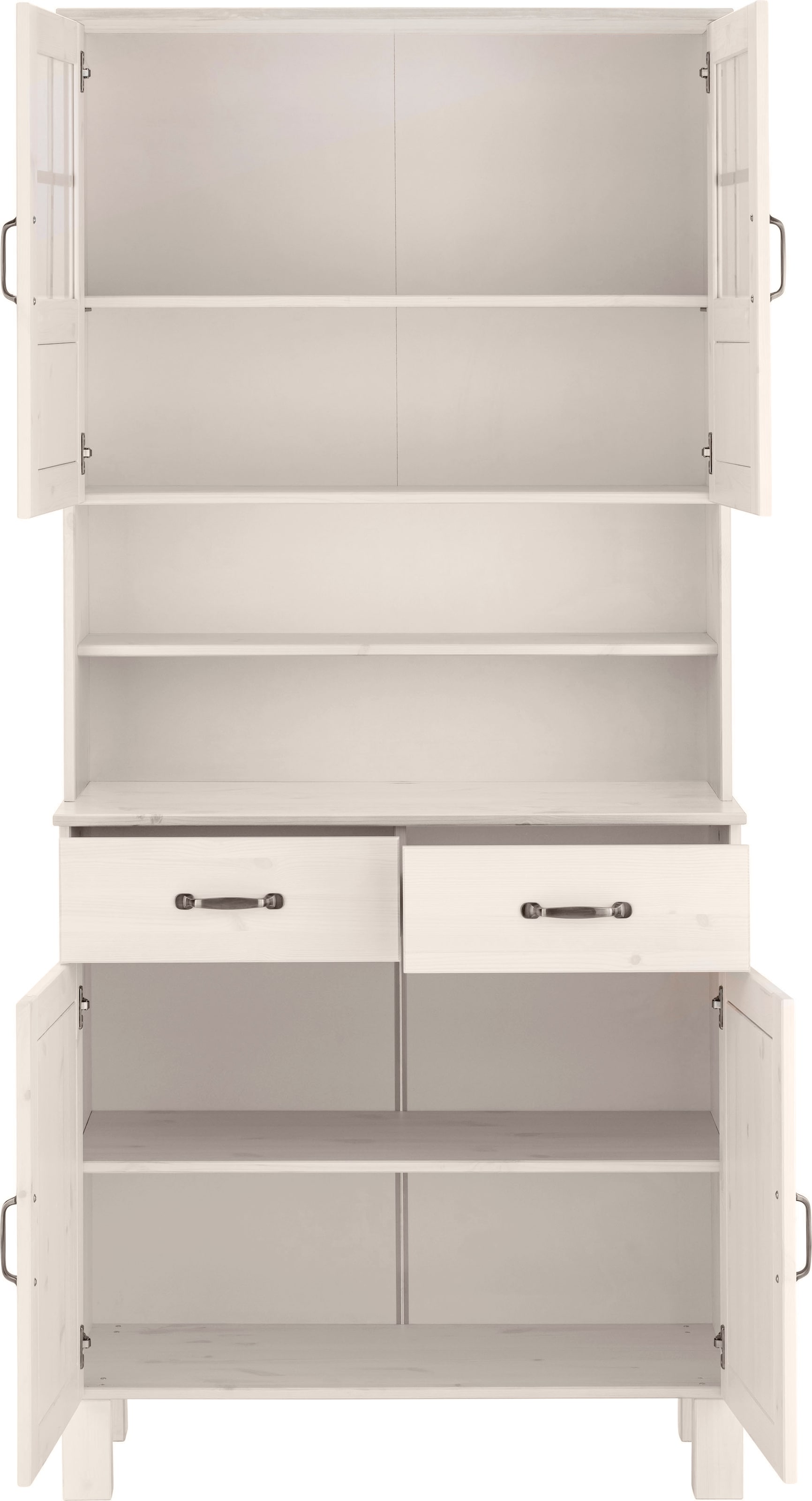 Home affaire Küchenbuffet »Alby« Breite 85 cm, 2 Glastüren