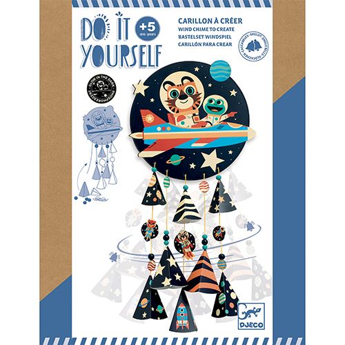 Djeco knutselset diy - windgong - sterren