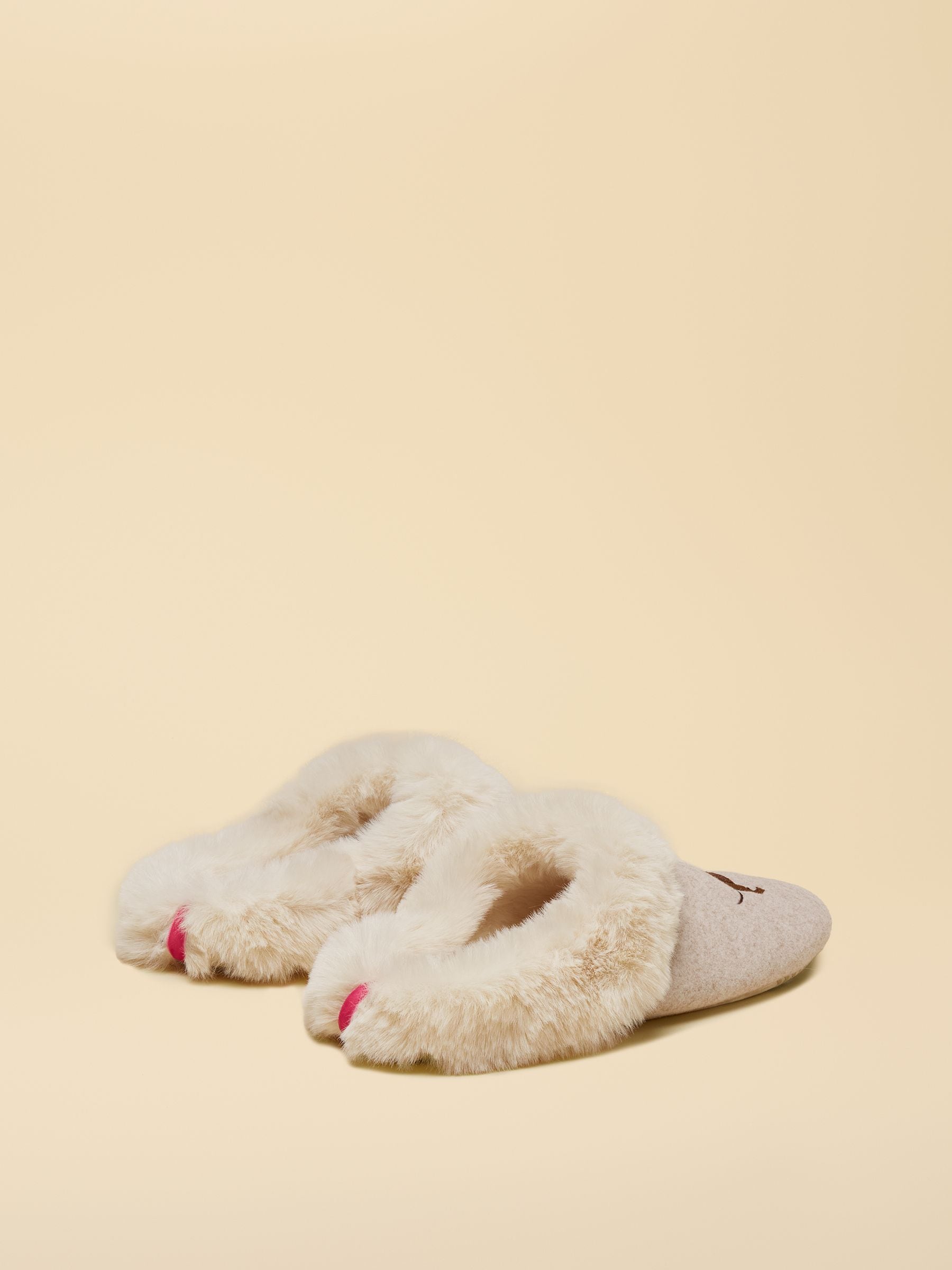 Oatmeal Sausage Dog - Joules slippet luxe pantoffels